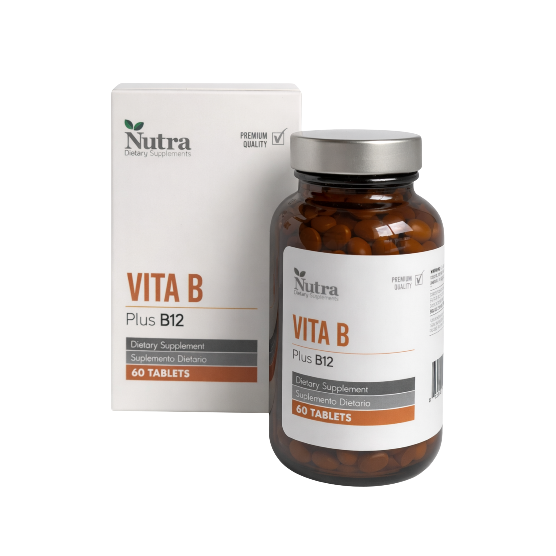 Nutra Vita B Plus B12 — frasco y caja