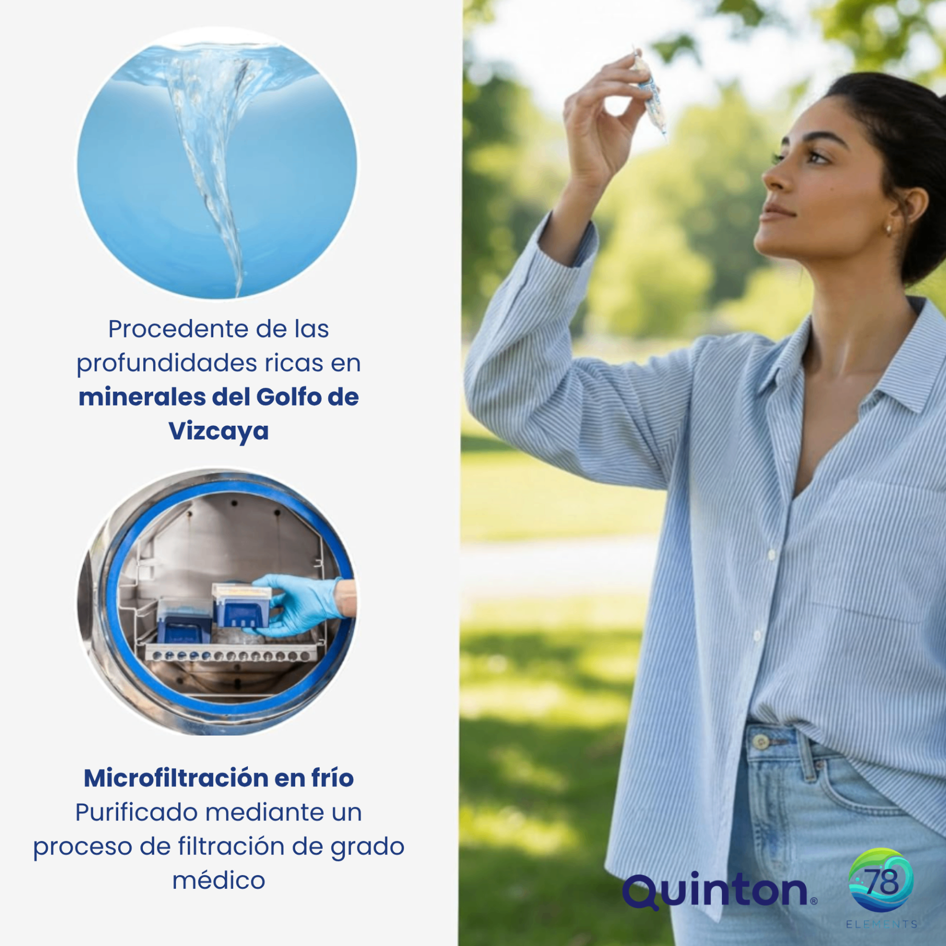 Origen de Quinton Isotonic y proceso de microfiltración en frío